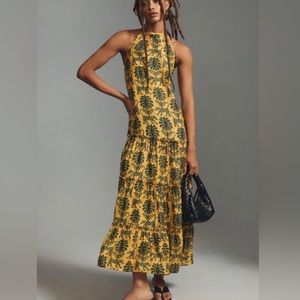 New FARM Rio Halter Maxi Dress